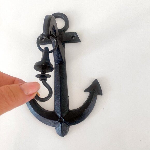 Abbott Collection - Cast Iron Anchor Wall Hook - Picture 3 of 6